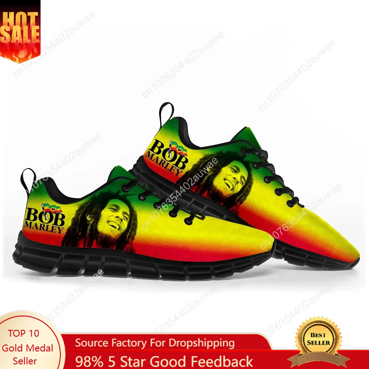 Women'S Shoes Bobs - Bob Marley Reggae Rasta Music Singer