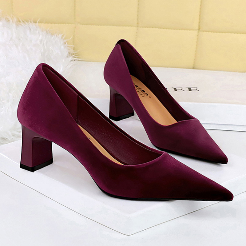 Women New Glam Velvet  6cm Hig - огляд і ціна Women'S Shoes Navy Blue