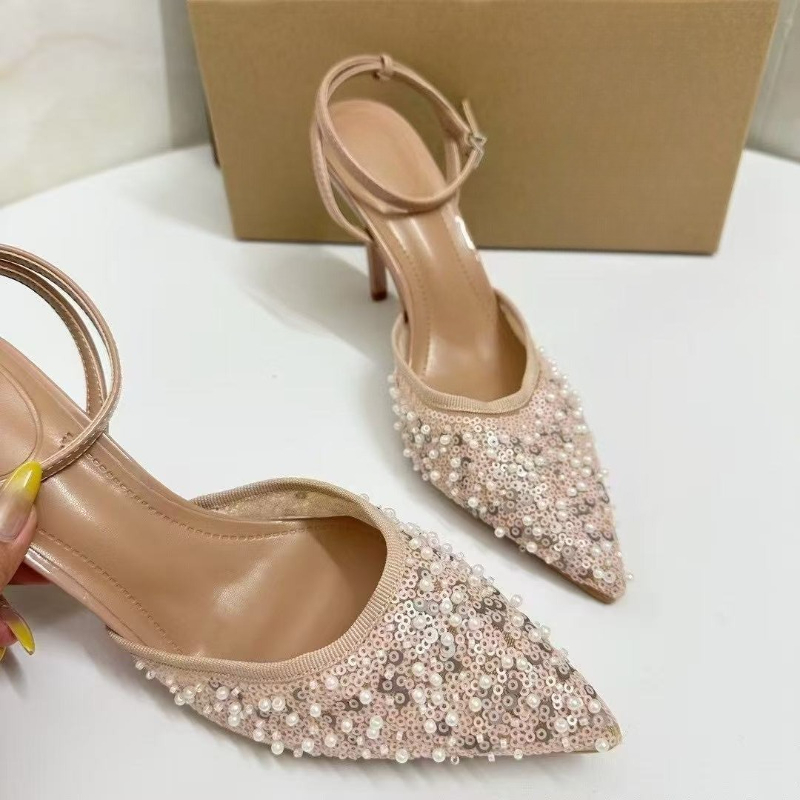 Women's Faux Pearl Sequin Wedd - огляд і ціна Women Shoes Zara