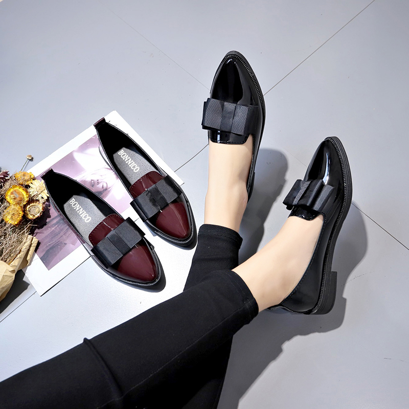 Black/ Wine Red Patent Leather - огляд і ціна Women'S Heels
