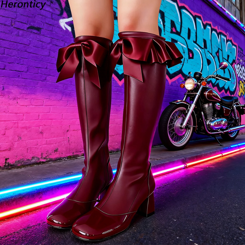 Heronticy Handmade Black Handc - огляд і ціна Zip Up Boots Short
