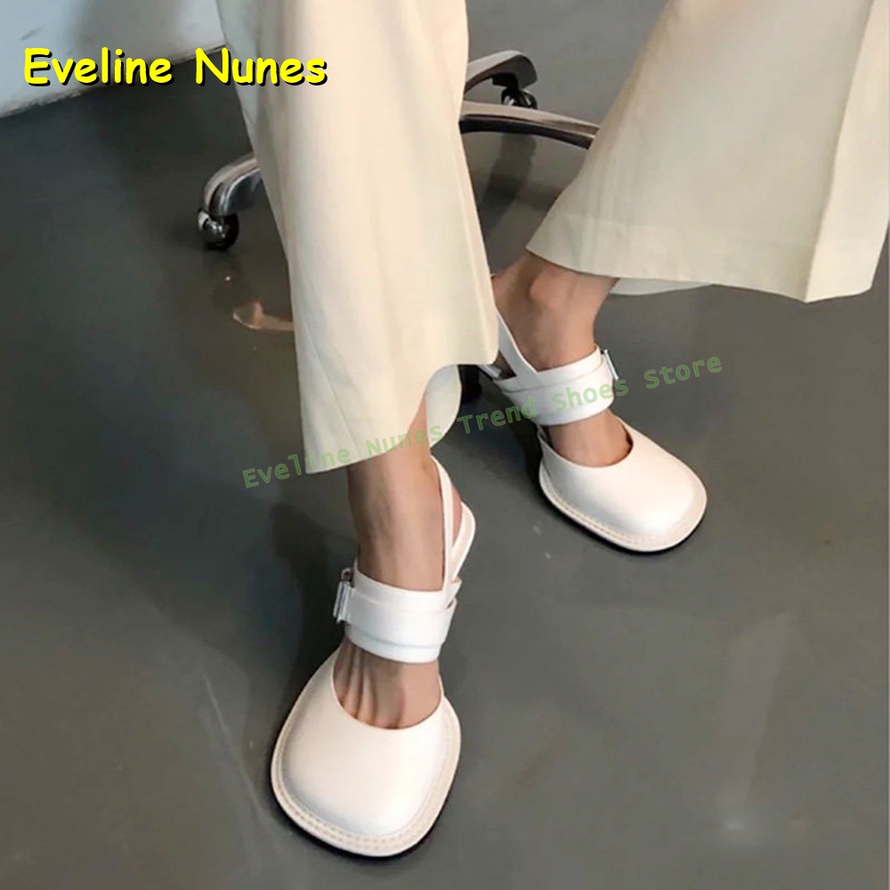 Women's Black Square Toe Buckl - огляд і ціна Mule Slip On