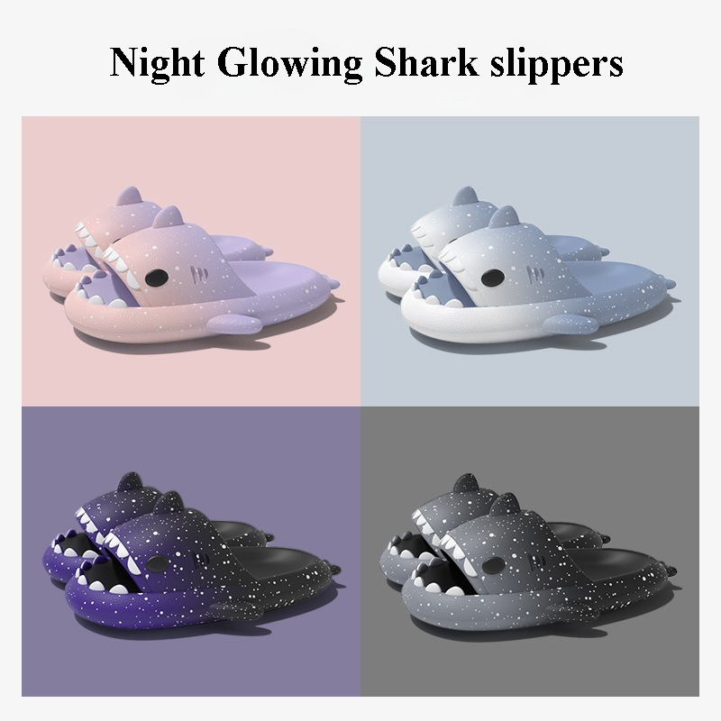 Cute Cartoon Shark Slippers Fo - огляд і ціна Women'S Shoes To Men'S Size