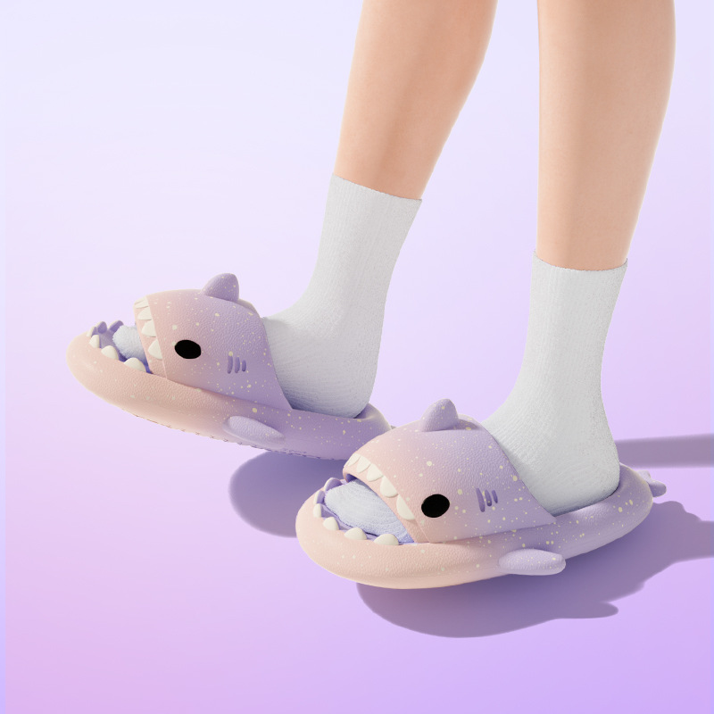 Cute Cartoon Shark Slippers Fo - огляд і ціна Women'S Shoes To Men'S Size