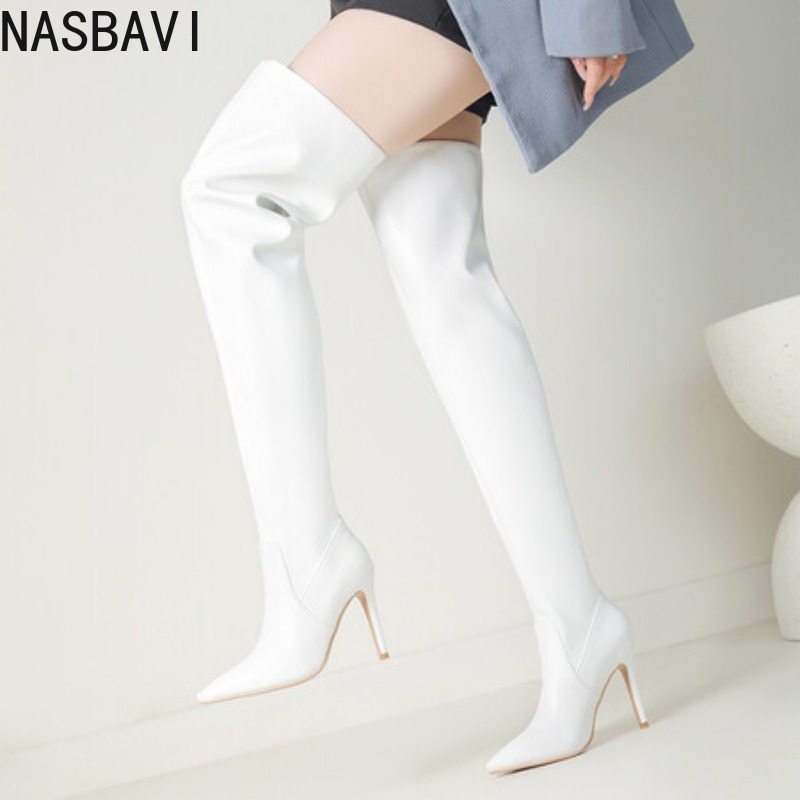 NASBAVI Black Pointed Toe Luxu - огляд і ціна Zip Up Boots Short