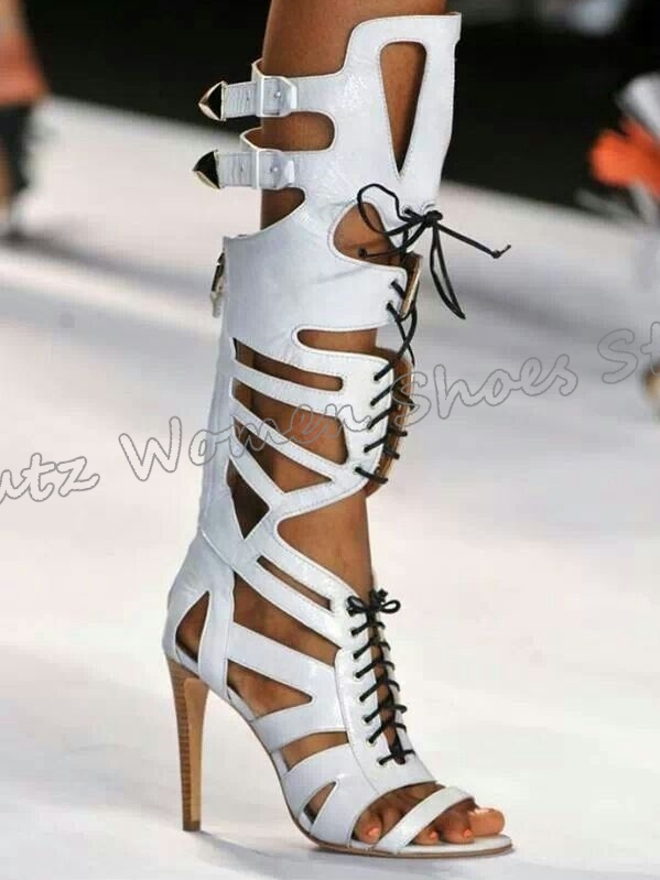 Sneaker Boot Knee High Lace-Up - огляд і ціна Knee High Boots Women