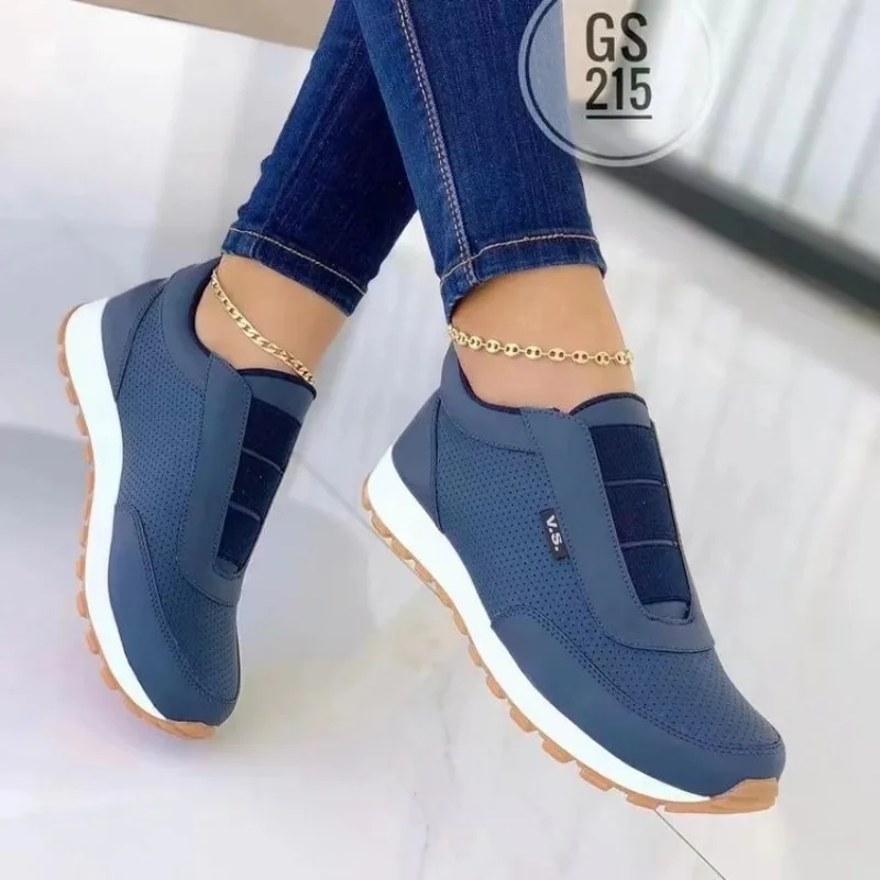 Women's Casual Slip on Sneaker - огляд і ціна Women'S Shoes Navy Blue