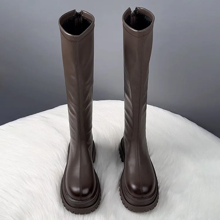 Black Long Boots Women's Hot S - огляд і ціна Knee High Boots Women