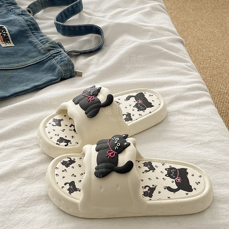 Printting Cute Bear Women Slip - огляд і ціна Women'S Shoes To Men'S Size