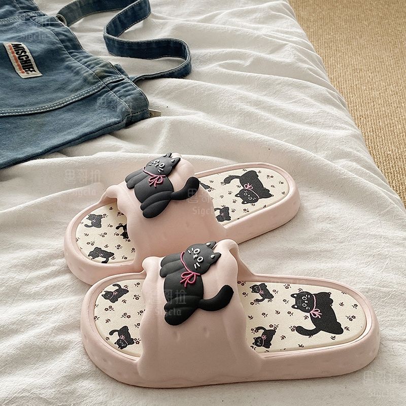 Printting Cute Bear Women Slip - огляд і ціна Women'S Shoes To Men'S Size