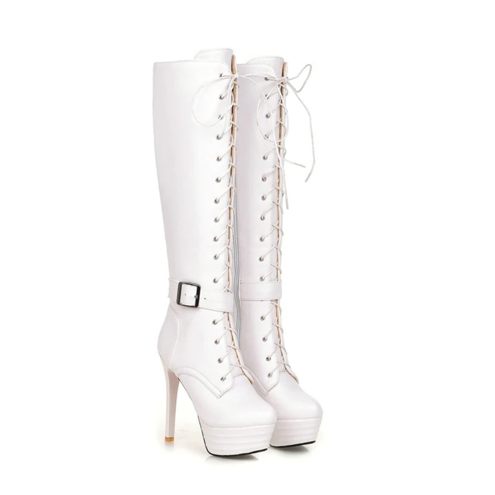 Knee High Boots Womens Botas M - огляд і ціна Zip Up Boots Short