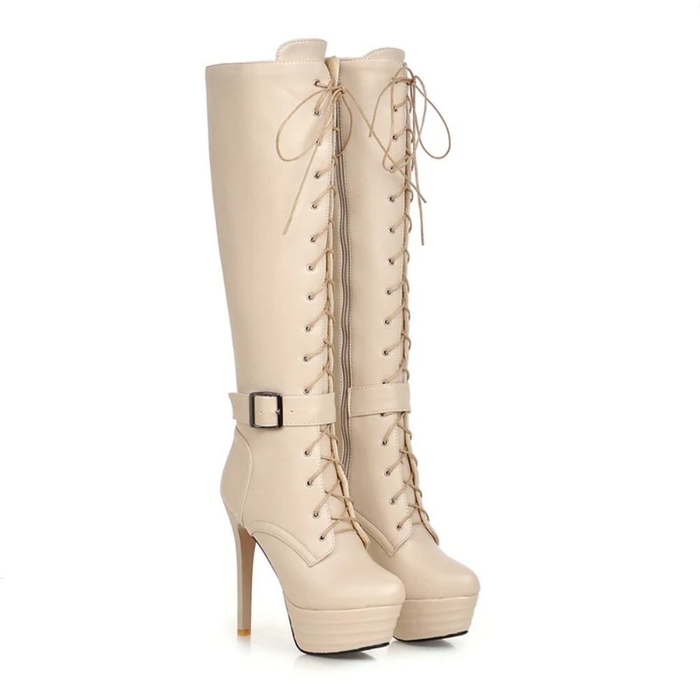 Knee High Boots Womens Botas M - огляд і ціна Zip Up Boots Short