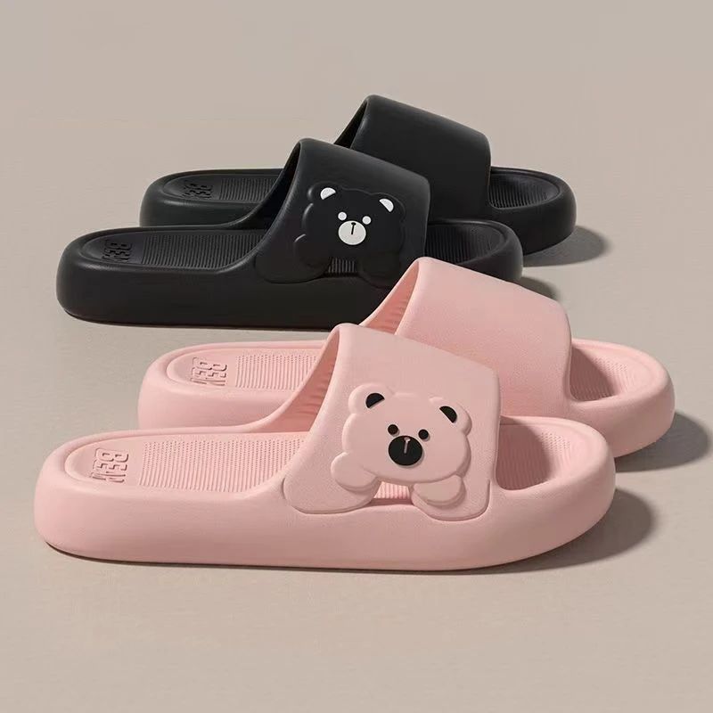Slippers Bathroom Cartoon Bear - огляд і ціна Mule Slip On