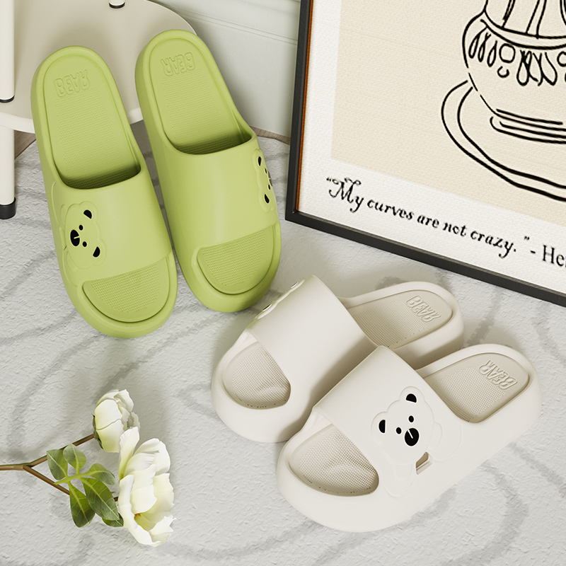 Slippers Bathroom Cartoon Bear - огляд і ціна Mule Slip On