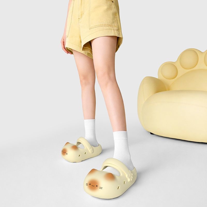 New creative black cat slipper - огляд і ціна Mule Slip On