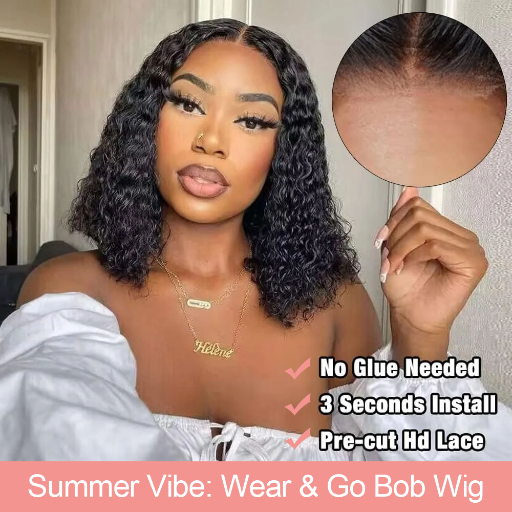 Water Curly Short Bob Wigs 250 - огляд і ціна Women'S Shoes Bobs