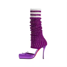 Butterfly-Kont Square Toe Knee - огляд і ціна Knee High Boots Women